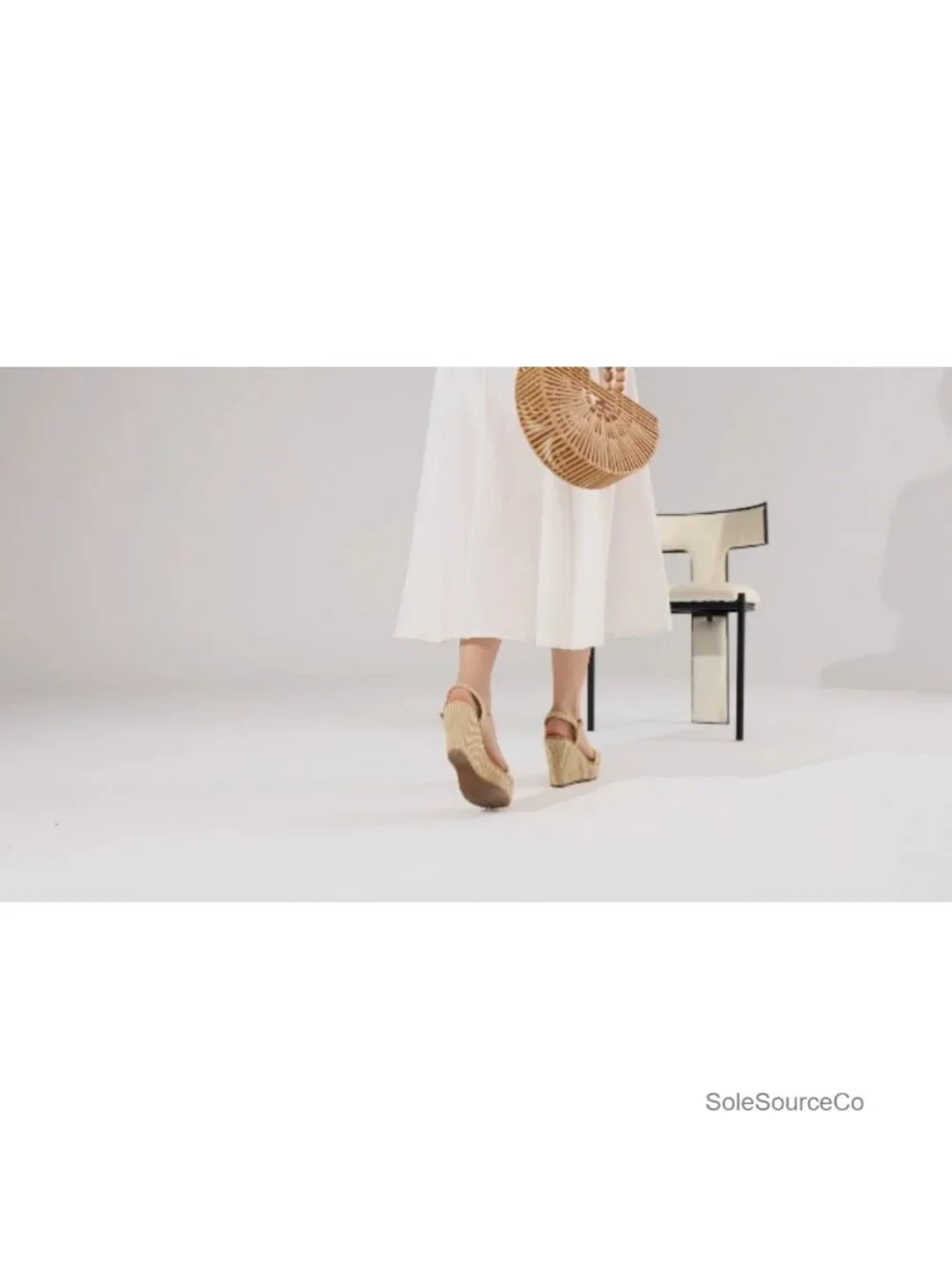 Women's Espadrille Wedge Sandals - Open Toe Platform Summer Shoes with